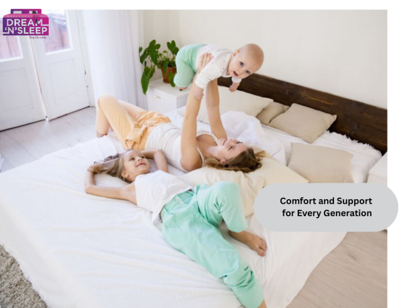 Luxury orthopedic mattress with breathable top layer for peaceful sleep